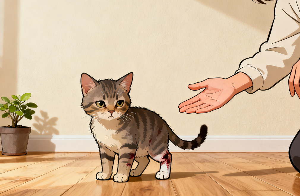 受伤猫咪,猫咪救助,安全接近,救助方法