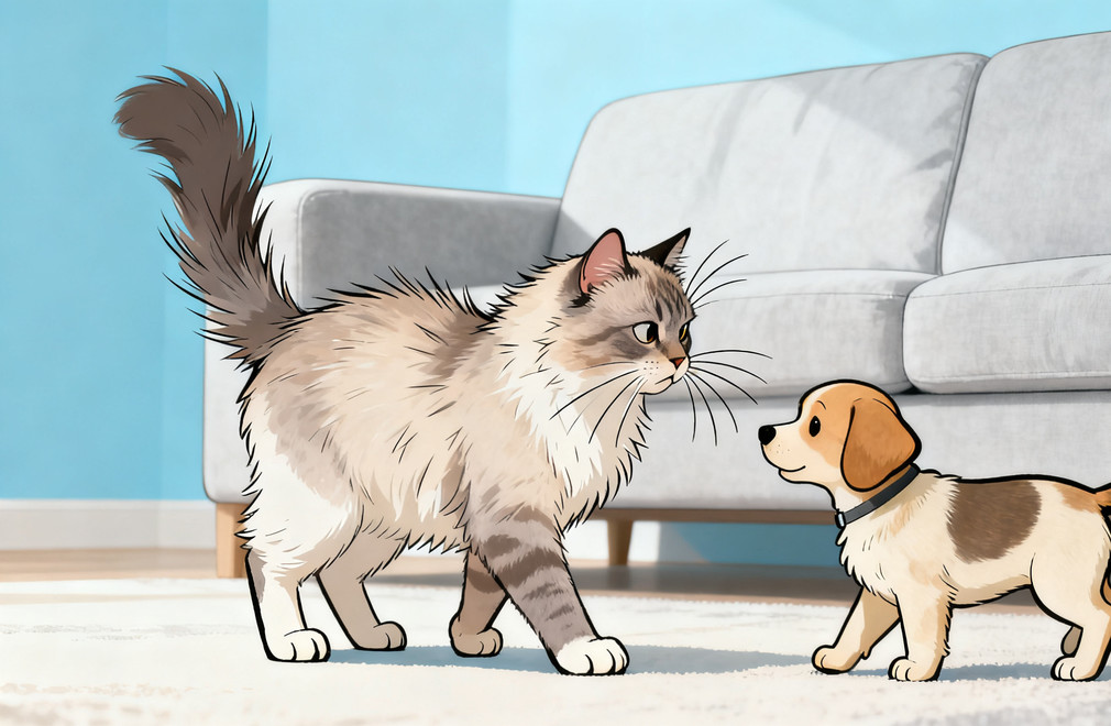 猫咪应激反应,搬家,洗澡,新宠到来