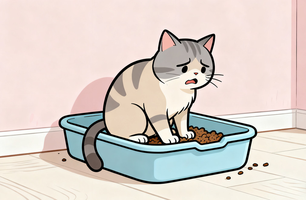 猫咪便秘,拉不出屎很痛苦怎么办? 猫咪便秘,猫咪排便困难,猫咪便秘解决方法