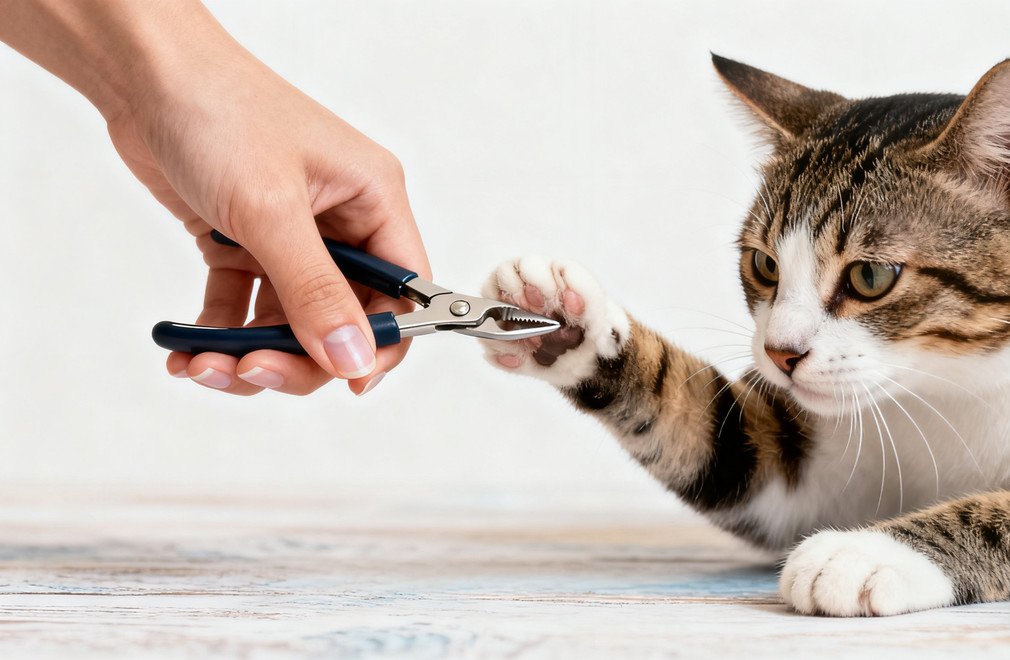 猫咪剪指甲,猫咪抗拒剪指甲,剪指甲技巧,猫咪护理