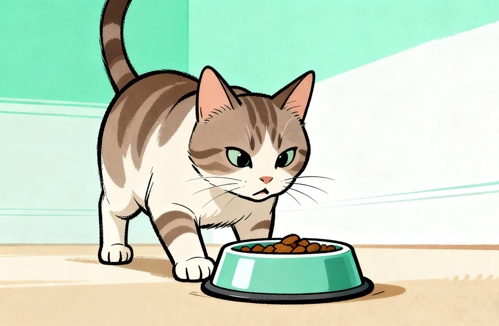 猫咪护食,护食怎么办,猫咪行为训练,宠物喂养技巧