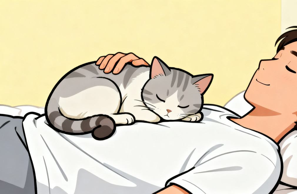 猫咪为什么喜欢睡在主人身上? 猫咪,睡主人身上,原因,行为习惯
