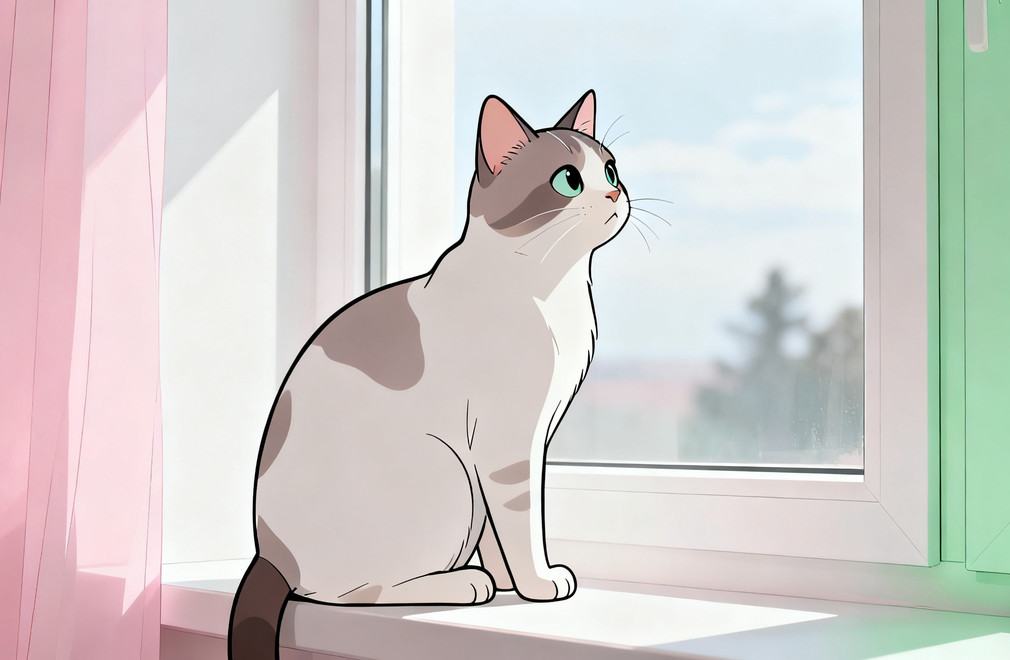 猫咪为什么喜欢看窗外? 猫咪,看窗外,行为原因,好奇心
