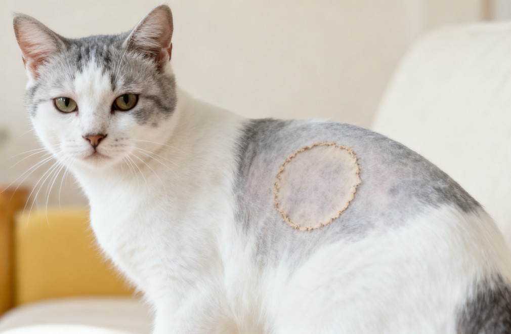 猫咪掉毛,猫皮肤病,猫癣