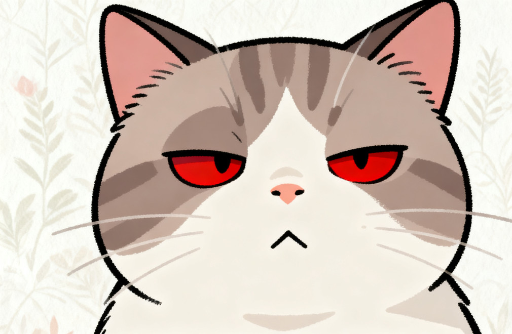 猫咪眼睛发红,猫咪眼睛半眯,猫咪结膜炎