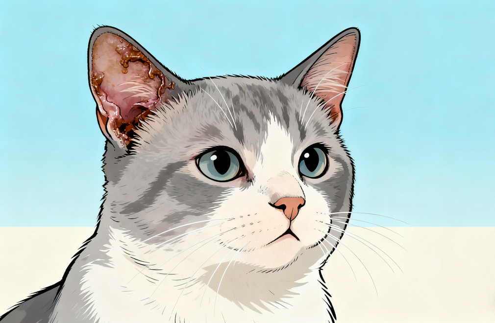 猫咪耳朵脏、有褐色分泌物怎么办?(耳螨?) 猫咪耳朵脏,褐色分泌物,耳螨