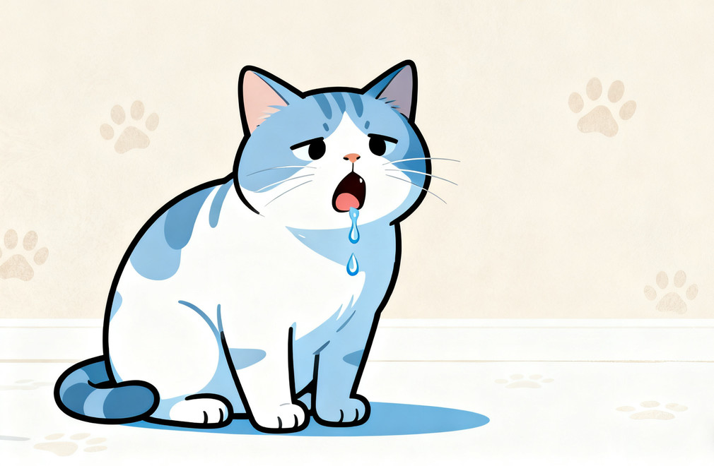 猫咪流口水很多是为什么?(口腔溃疡、中毒?) 猫咪流口水,口腔溃疡,中毒