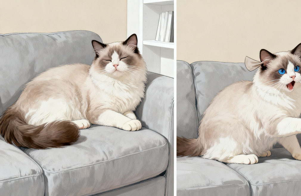 布偶猫真的很温顺吗?会不会发脾气? 布偶猫,温顺,发脾气