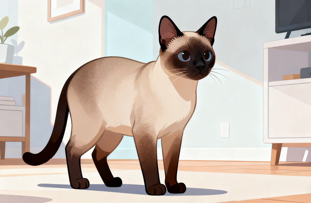 暹罗猫的重点色为什么会变深?(温度敏感) 暹罗猫,重点色,温度敏感,毛色变深