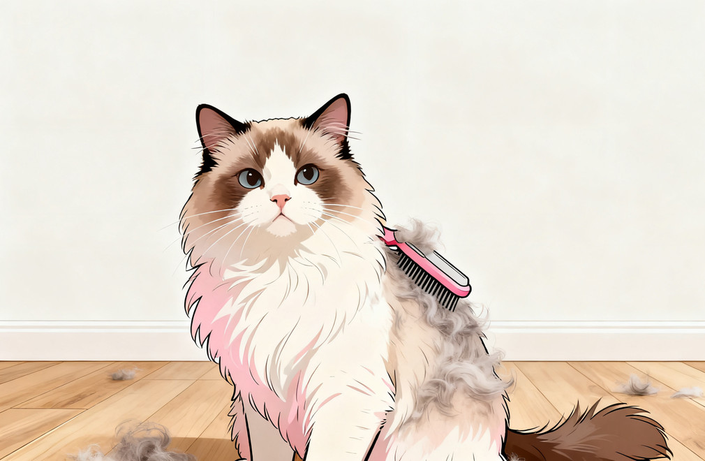 猫咪掉毛,防止掉毛,猫咪毛发护理,减少猫毛