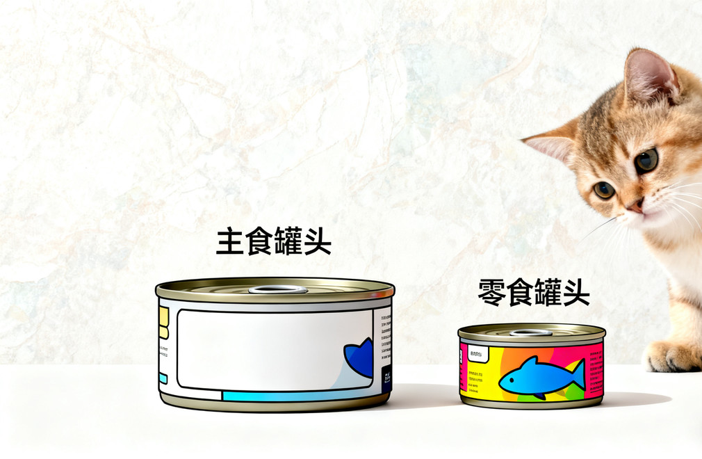 主食罐头,零食罐头,区分方法,宠物罐头