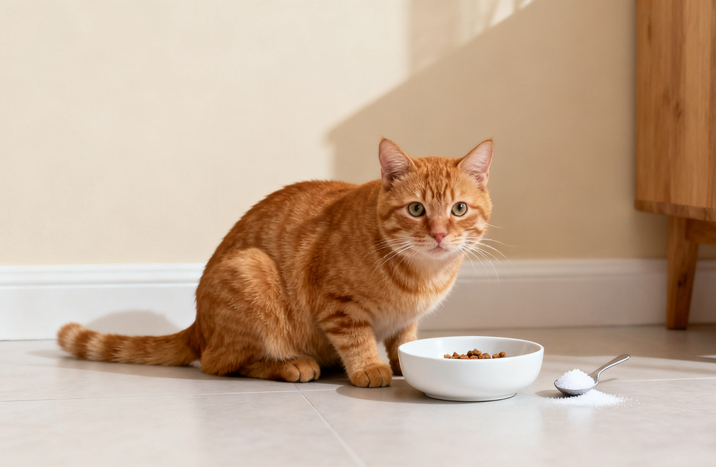 猫咪吃盐,猫咪饮食,猫咪健康,盐摄入量