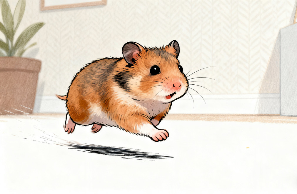 老公公鼠(罗伯罗夫斯基仓鼠):体型最小、速度最快的飞毛腿 老公公鼠,罗伯罗夫斯基仓鼠,体型最小仓鼠,速度最快仓鼠