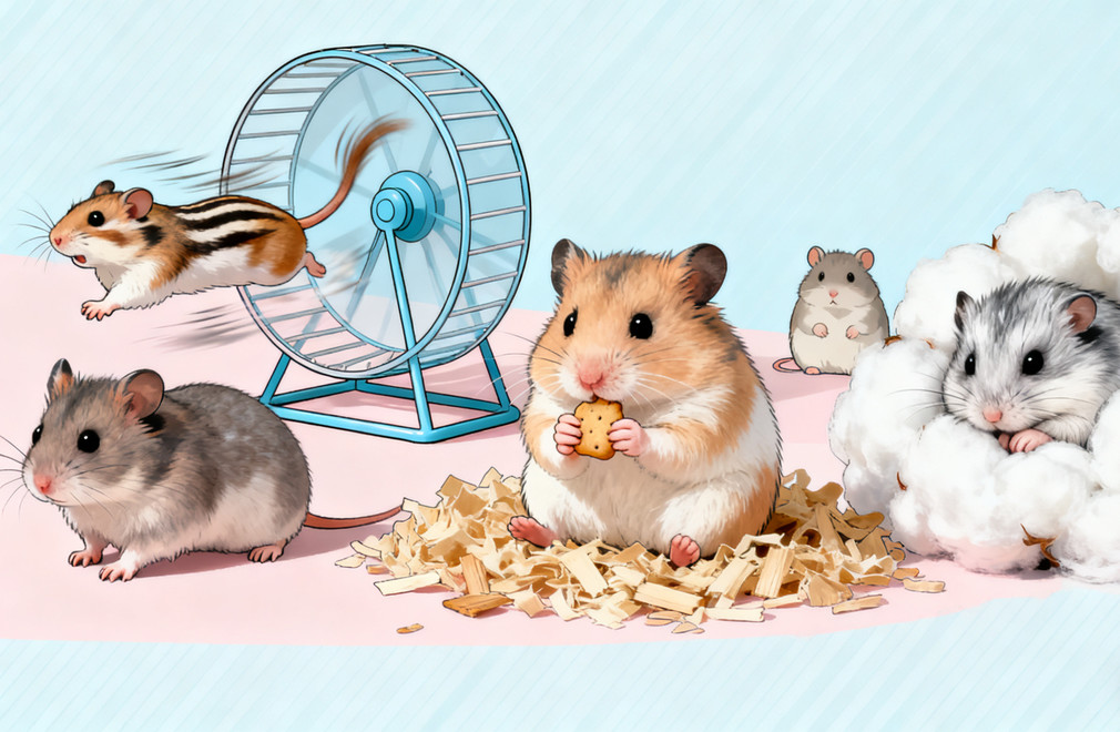 仓鼠品种,仓鼠性格,宠物选择