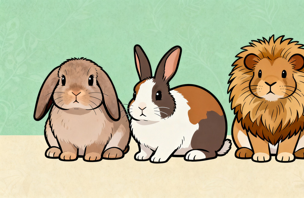 宠物兔品种大全:垂耳兔、道奇兔、狮子兔…你分得清吗? 宠物兔品种,垂耳兔,道奇兔,狮子兔