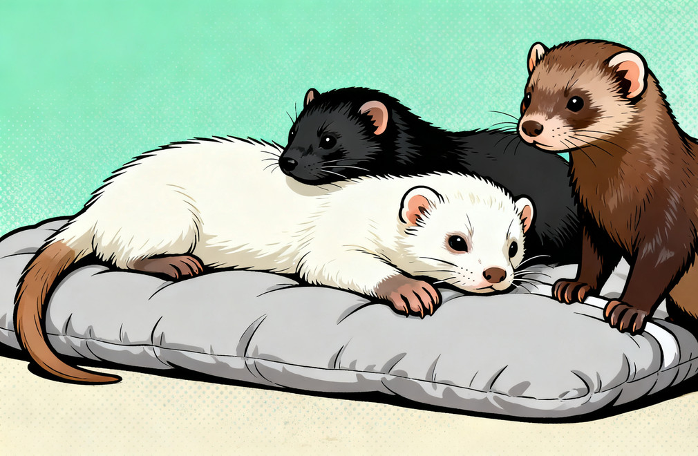 宠物貂,品种,颜色