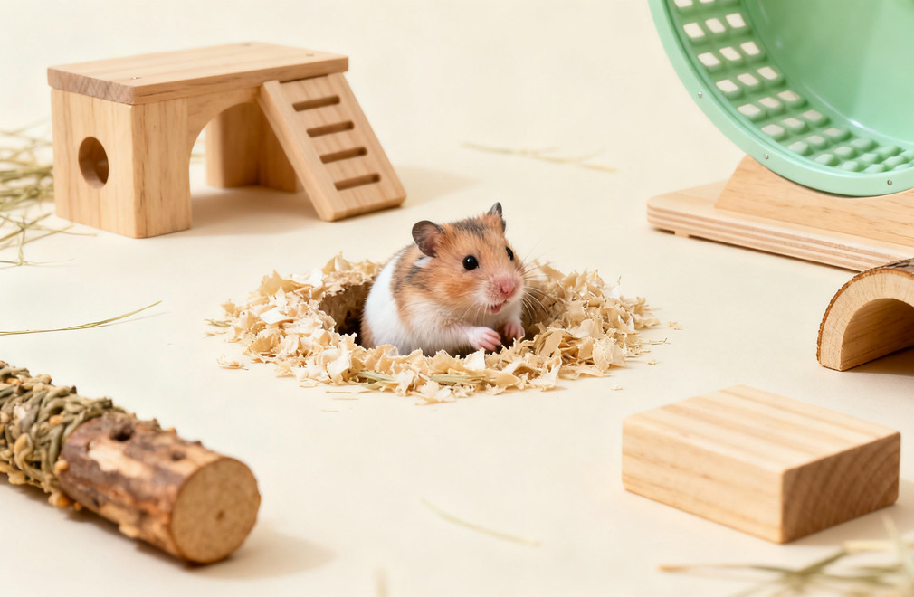 如何给仓鼠布置一个丰容乐园?垫料、玩具、跑轮选择 仓鼠丰容乐园,仓鼠垫料选择,仓鼠玩具选择,仓鼠跑轮选择