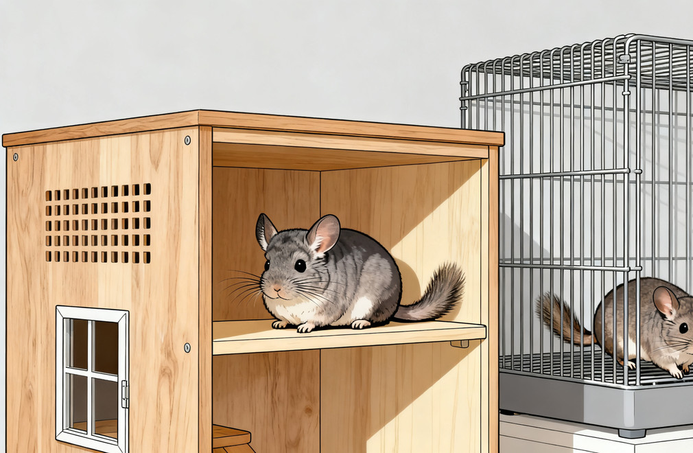 龙猫柜笼,铁笼,龙猫笼子对比