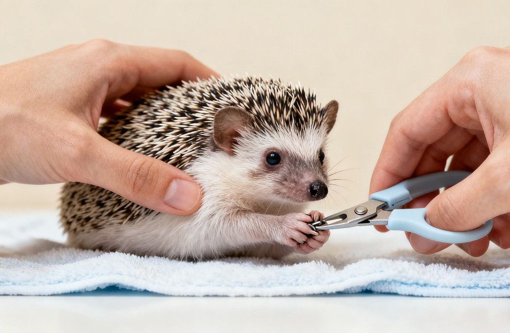 如何给刺猬剪指甲? 刺猬,剪指甲,宠物护理,指甲修剪