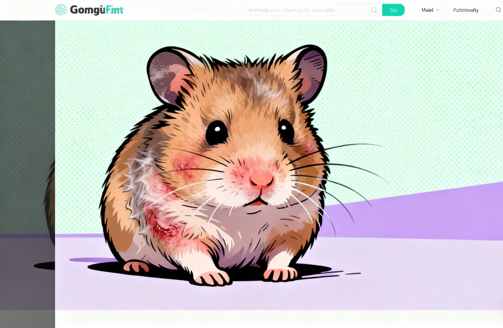 仓鼠皮肤病,脱毛,红肿,螨虫感染