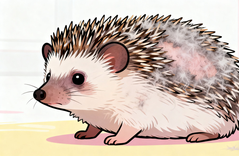 刺猬蠕形螨感染:如何应对“刺猬脱毛”? 刺猬蠕形螨感染,刺猬脱毛,蠕形螨应对,宠物刺猬护理