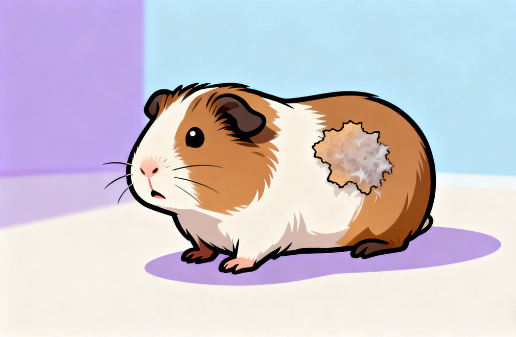 荷兰猪掉毛,掉毛一块一块,荷兰猪掉毛处理