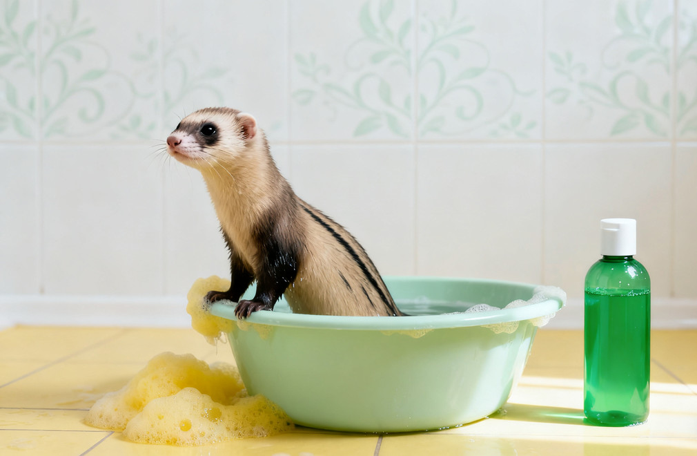 宠物貂洗澡,洗澡频率,注意事项