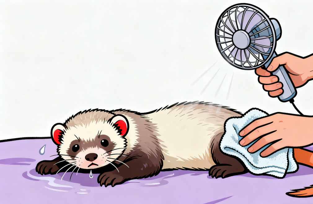 宠物貂,中暑迹象,急救
