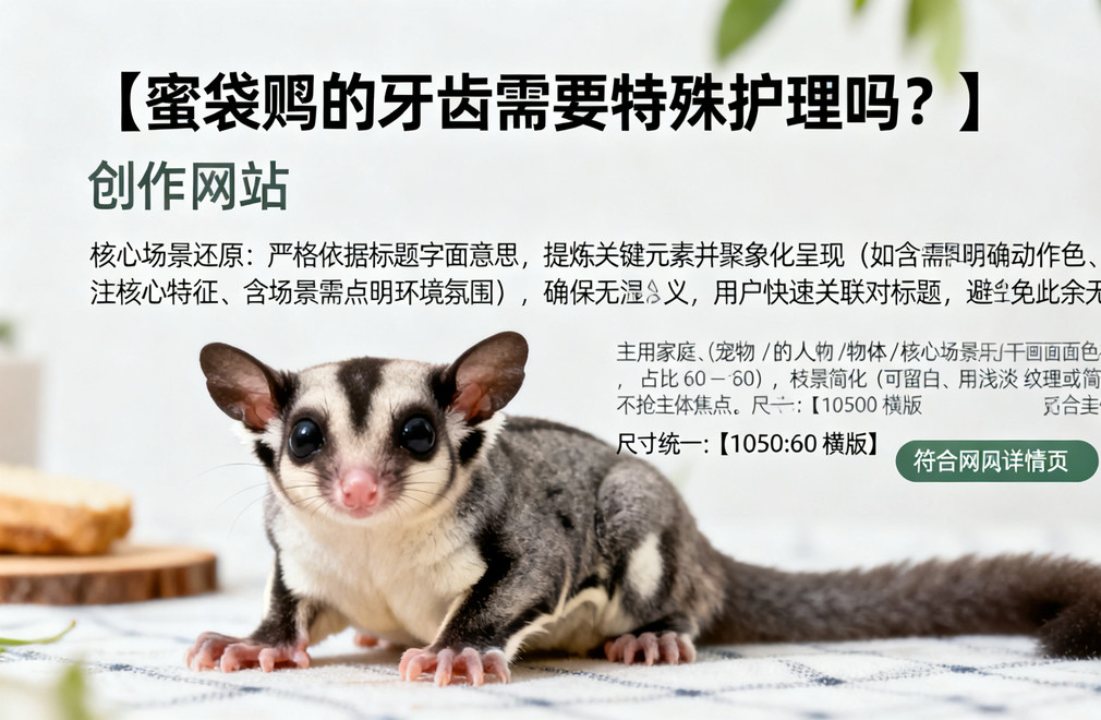 蜜袋鼯,牙齿护理,特殊护理