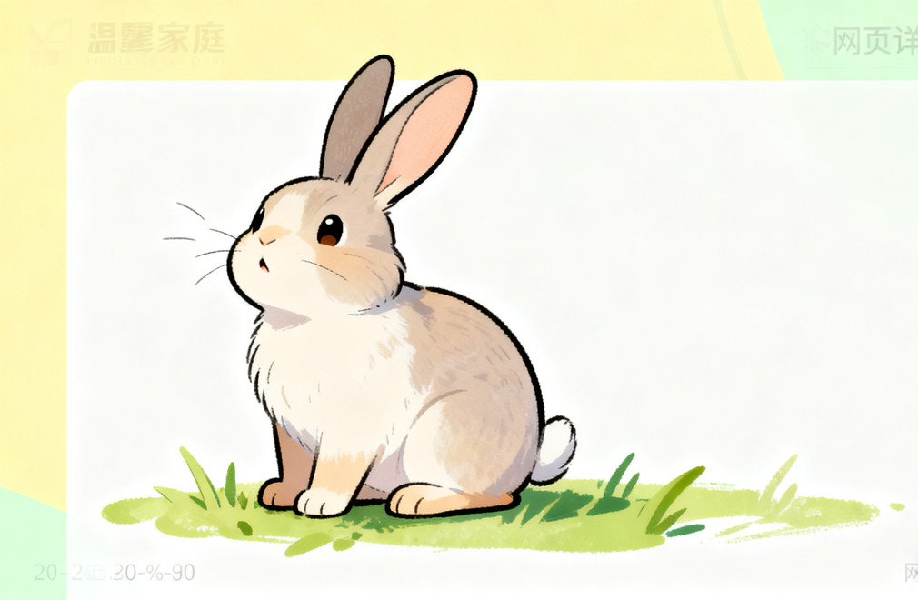 兔子咕噜叫,兔子情绪,宠物行为,兔子开心表现