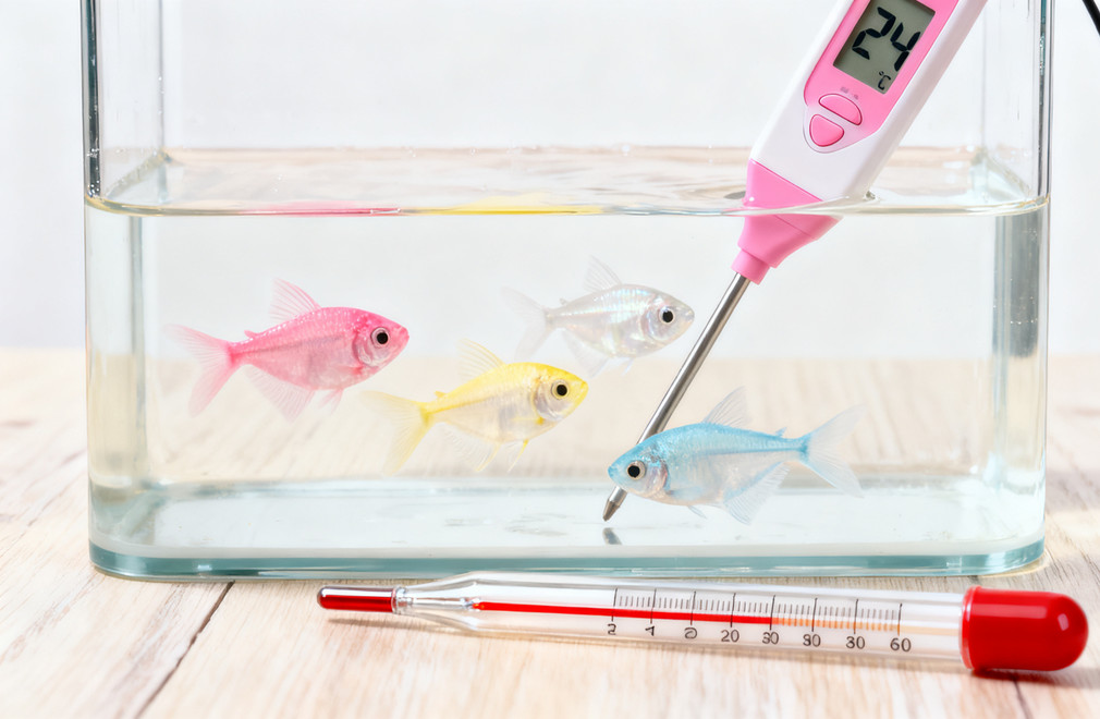 鱼缸温度计哪种最准?从传统到电子 鱼缸温度计,传统温度计,电子温度计,准确性