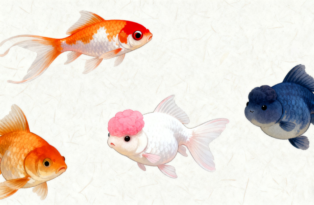 金鱼品种大全:草金、龙睛、狮头、兰寿等 金鱼品种,草金,龙睛,兰寿