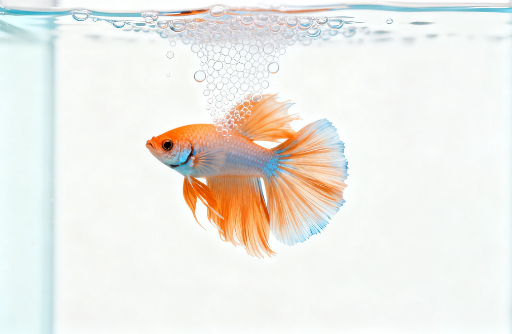 斗鱼繁殖,吐泡巢,繁殖过程,斗鱼吐泡巢