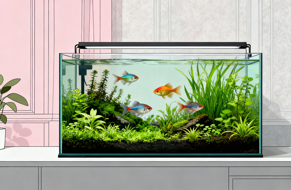 草缸饲养,鱼类排行榜,水景和谐