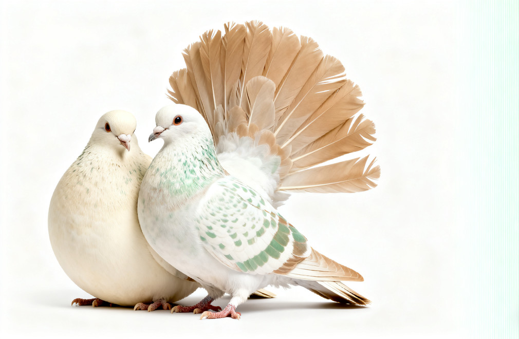 观赏鸽,球鸽,扇尾鸽