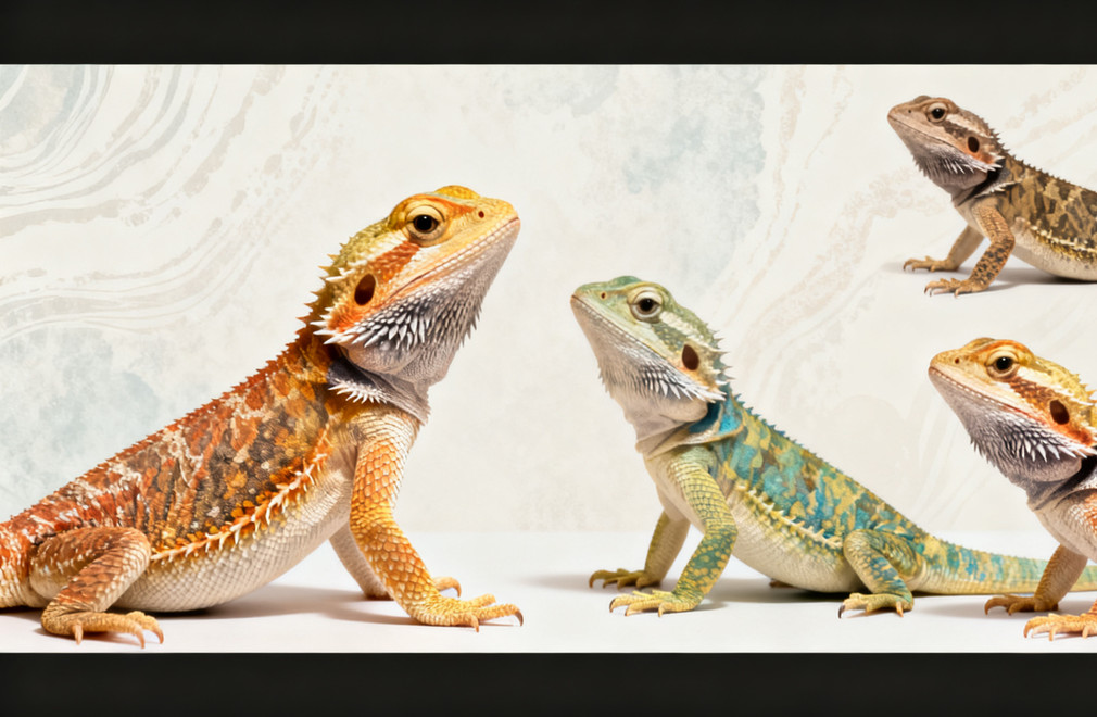 鬃狮蜥,bearded dragon,品种,颜色