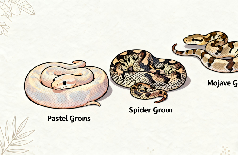 球蟒(Ball Python)基因大全:pastel、蜘蛛、 Mojave等 球蟒,基因,pastel,蜘蛛