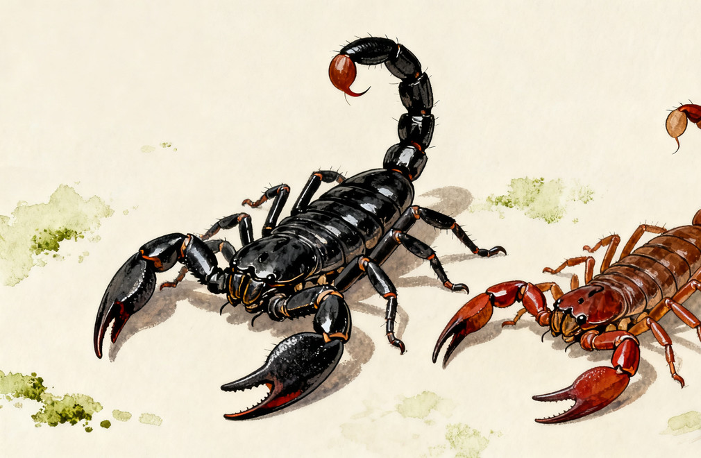 蝎子品种:帝王蝎、亚洲雨林蝎等 帝王蝎,亚洲雨林蝎,蝎子品种