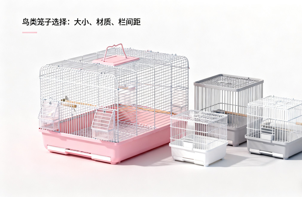 鸟类笼子选择:大小、材质、栏间距 鸟类笼子选择,笼子大小,笼子材质,栏间距