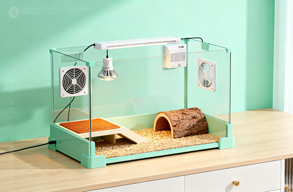 爬箱环境布置,加热,照明,躲避处