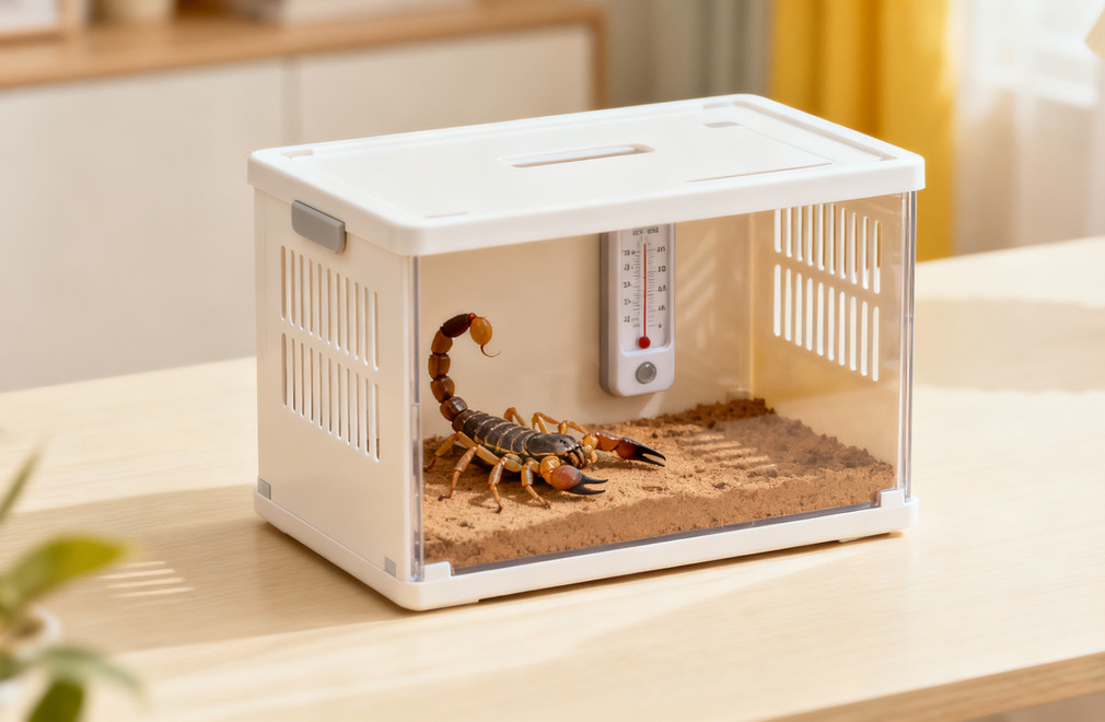 节肢动物饲养盒:大小、通风、湿度控制 节肢动物饲养盒,大小,通风,湿度控制