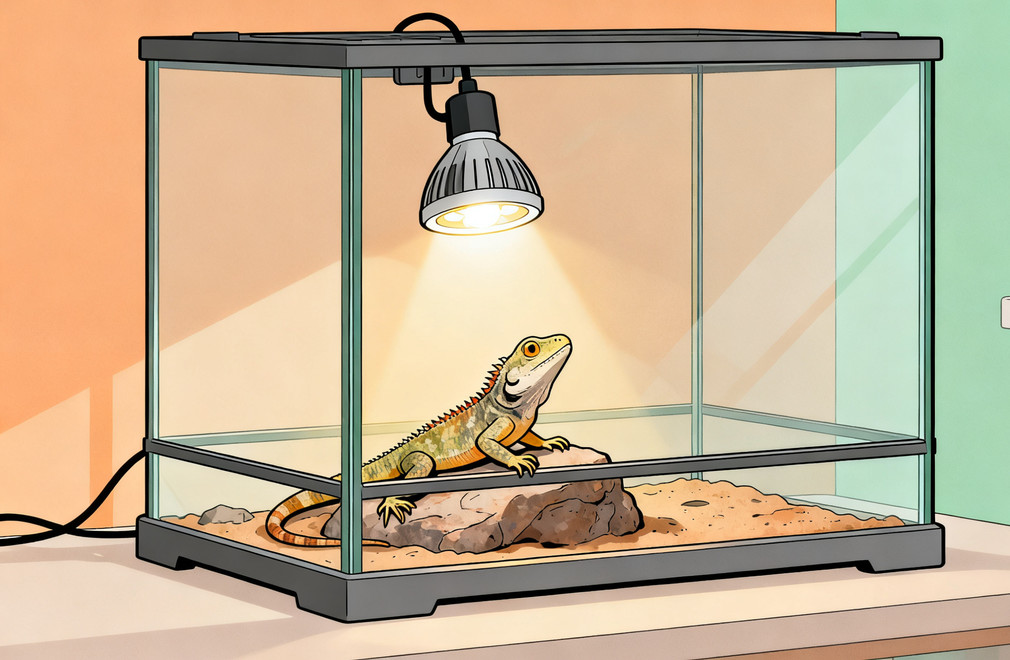 爬行动物,UVB需求,灯具选择,光照