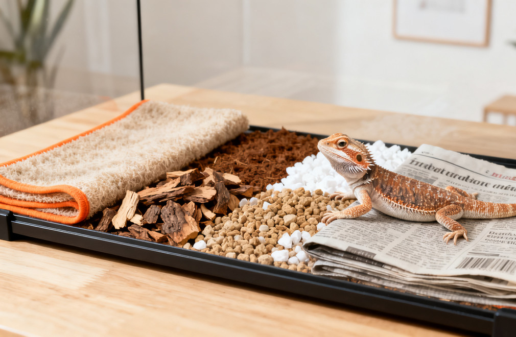 垫材选择:爬虫地毯、树皮、椰土、报纸等优缺点 垫材选择,爬虫地毯,树皮,椰土