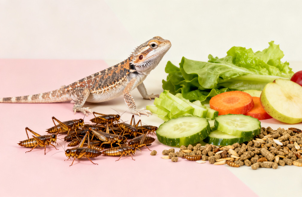 蜥蜴饲料:蟋蟀、杜比亚蟑螂、蔬菜水果(因物种而异) 蜥蜴饲料,蟋蟀,杜比亚蟑螂,蔬菜水果