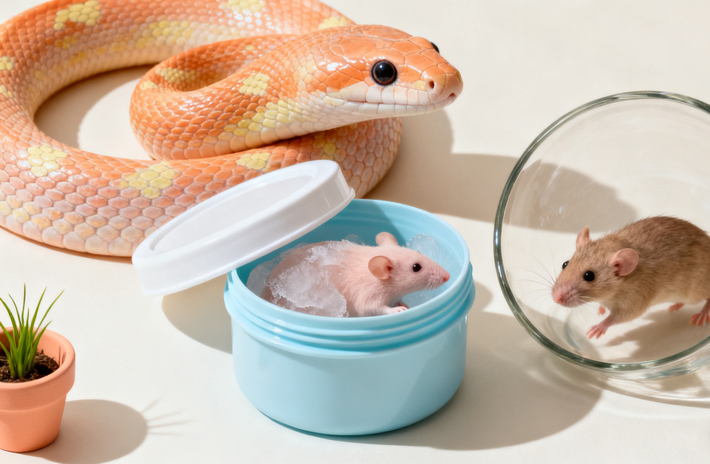 蛇类喂食,冷冻解冻鼠,活鼠,利弊分析