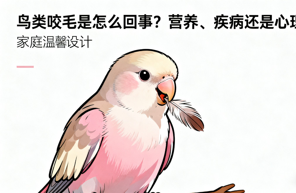 鸟类咬毛,营养因素,疾病因素,心理因素