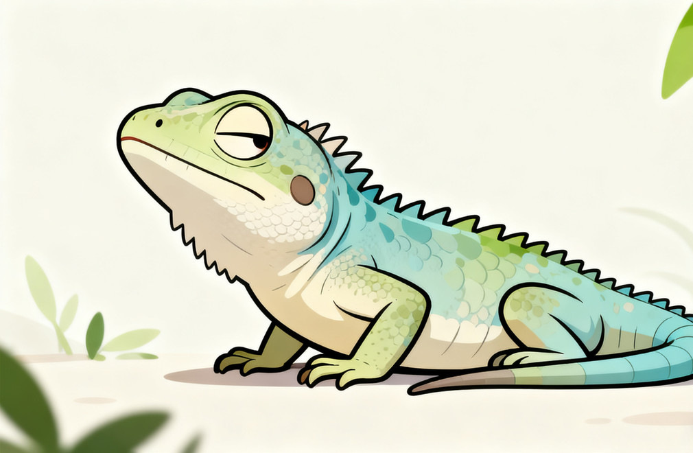 蜥蜴,闭眼原因,紧张